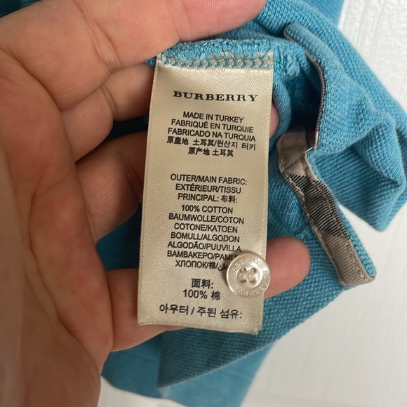 Burberry Brit - Blue Polo Shirt - Picture 5 of 6